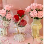Niu Niu Bang Pipe Cleaner Rose Bouquet Handcrafted Beauty for Your Home for sale