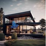 Movable Steel Prefab House , Customized Prefab Steel Frame House for sale