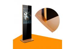 China Super Thin Digital Signage Kiosk Advertising Standee With LED Backlit / Digital Signs supplier