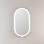 HD LED Dressing Mirror With Lights Intelligent Waterproof Time Temperature Display for sale