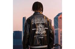 China Customizable Unisex  Varsity Jacket Mens Streetwear Stretch OEM Service supplier