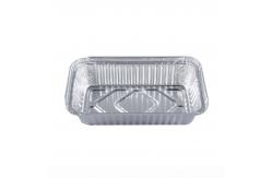China 550ml Aluminum Foil Food Containers Takeout Food Packing Aluminium Disposable Box With Lid supplier