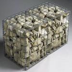 Galvanized Welded 1.8x0.5x2 Gabion Wire Mesh Box Retaining Wall River Bank for sale