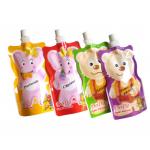 side spout pouch packaging for drink, bottom gusset bag for sale