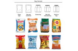 China Popcorn Potato Chips Nuts Packing Machine With Nitrogen supplier
