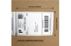 China 4X6 Inch 220PCS Blank Thermal Labels , Blank Barcode Label Rolls supplier