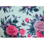 100 Polyester Fabric / Plain Polyester Fabric With Heat Transfer Printing