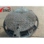 Round Heavy Duty Ductile Iron Cover With Anti Theft D400 Cover And Frame for sale