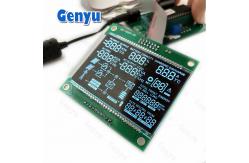 China Segmented VA LCD Display Black Panel White Backlight HT1623 COB+PIN Module supplier