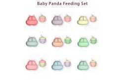 China Customizable Animal Squirrel Silicone Feeding Set for Children 6 Months and Older supplier