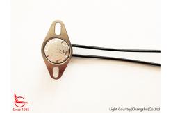 China Ice Maker KSD301 Waterproof Bimetal Thermostat With Fixed Bracket And Wire supplier