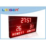 1m x 2m Size and Red Color 12inch Digits Led Electronic Board for Semi - Outdoor for sale