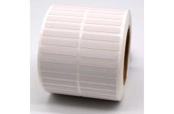 China 25mmx4mm High Temperature Adhesive Labels 1mil White Matte Polyimide supplier