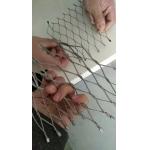 Aisi304 316 Stair Architecture Stainless Steel Rope Wire Mesh For Balcony Railing for sale