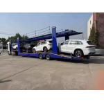 Double Interconnect Steel Chassis Deck With Mechanical Suspension 13 To 18T Axles Transporter Car Semi Trailer for sale