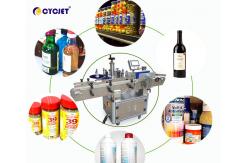 China Cylindrical Semi Automatic Labeling Machine CLB-130 Stationery Self Adhesive Labeling Machine supplier