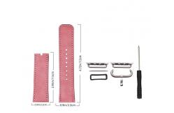 China Diy Custom Printing PU Leather Apple Watch Band Sublimation Blanks supplier