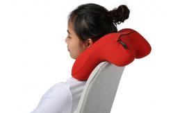 China U Shaped Memory Foam Neck Pillow Cushion Cotton / Spandex Fabric Outer Cover supplier