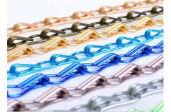 China Hotel Anodized Double Hook 3x3mm Chain Link Fly Screen 3x3m 4x3m supplier