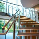 Corrosion-Resistant Stainless Steel Handrails with 304 Steel for Glass Staircases for sale
