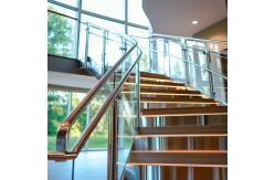 China High-Strength Stainless Steel Handrails with 12mm Side Thickness for Glass Railings supplier