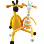 Handmade Crochet Doll Knitting Baby Giraffe Customized Wholesale for sale