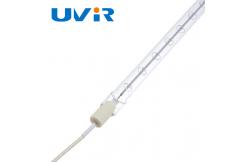 China UVIR Quartz Infrared Lamps R7 base tungsten wire with transparent tube supplier