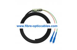 China Carrier SC UPC Waterproof Pigtail Cable Single Mode Fiber Jumper Pigtail supplier