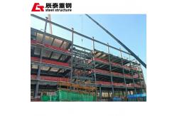 China Windproof Prefabricated Steel Structure Building Multi Layer Metal Frame Structure Construction supplier