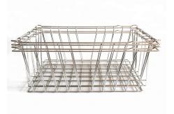 China Durable Multifunctional SS304 Wire Mesh Storage Baskets For Kitchen supplier