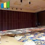 Hotel Folding Movable Partition Walls / Banquet Hall Removable Acoustic Room Partitions