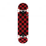 YOBANG OEM Punked Skateboards Checker Red Complete Skateboard - 7.75 x 31.5 for sale