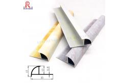 China Professional Aluminum Tile Trim Round Shape Ceramic Alloy Protection Extrusion Profile supplier