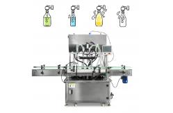 China 4 Nozzle Gear Pump Filling Machine 220V Industrial Liquid Filler Food Grade supplier