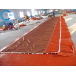 Intertidal Floating Oil Boom Fence Absorbent Flat Foam PVC  Fabric for sale