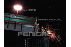 China Tripod lighting balloon LED400w for safety illumination at construction site supplier