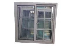 China Sliding Windows Modern Window Grill With Pvc Window supplier