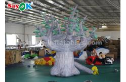 China 3 Meter 210D Oxford Cloth Giant Inflatable Tree For Advertisement supplier