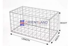 China 4mm Hdg Wire Welded Gabion Baskets Front Yard Landscape Wall supplier
