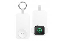China Magnetic Power Bank Wireless Charging Portable Iwatch Charger 2500mAh For IPhone supplier