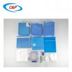 Hospital Clinic Blue Dental Surgical Drapes Pack Customized for sale