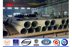 China Q345 Steel Power Pole With Hot Galvanized Anti-Corrosion Treatment supplier