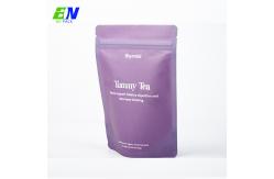 China Most Popular Biodegradable Kraft Paper Tea Bags Stand Up Pouch With Custom Logo supplier