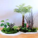Anti Fading Artificial Landscape Plants 2-5 Square Meter With Plants And Bush for sale