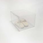 Breathable Thickened Drop Front Storage Box For Shoe Detachable Ventilated