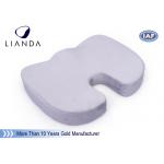 Coccyx Orthopedic Memory Foam Cushion For Car Seat , U Shaped Seat Cushion for sale