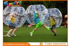 China Clear TPU Inflatable Human Knocker Ball , Inflatable Ball Suit supplier