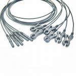 CE ISO13485 Radiotranslucent X Ray ECG Cables And Leadwires for sale