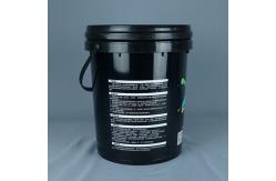 China Paint Round Plastic Buckets 20L With Lid And Handle supplier