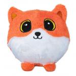Orange / White Custom Plush Keychain , Cat Shape Plush Animal Keychains for sale